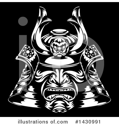 Royalty-Free (RF) Samurai Clipart Illustration by AtStockIllustration - Stock Sample #1430991