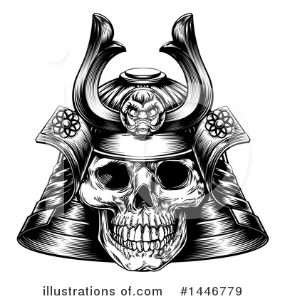 Samurai Clipart #1446779 by AtStockIllustration