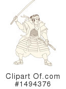Samurai Clipart #1494376 by patrimonio