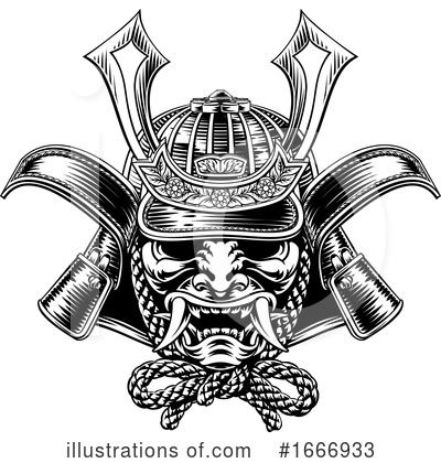 Royalty-Free (RF) Samurai Clipart Illustration by AtStockIllustration - Stock Sample #1666933