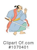 Samurai Warrior Clipart #1070401 by patrimonio