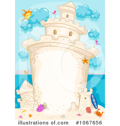 Royalty-Free (RF) Sand Castle Clipart Illustration by BNP Design Studio - Stock Sample #1067656