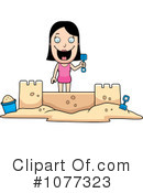 Sand Castle Clipart #1077323 by Cory Thoman
