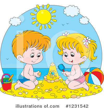 Siblings Clipart #1231542 by Alex Bannykh