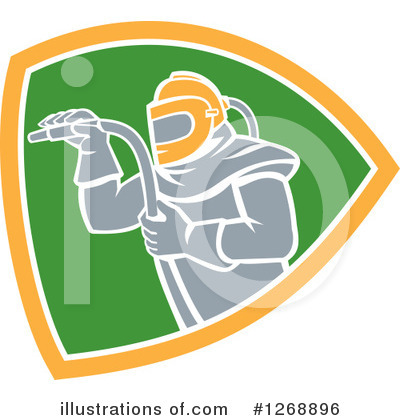 Royalty-Free (RF) Sandblaster Clipart Illustration by patrimonio - Stock Sample #1268896