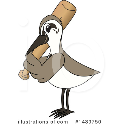 Sandpiper Mascot Clipart #1439750 by Toons4Biz