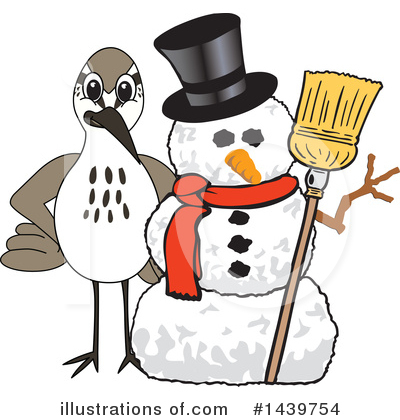 Royalty-Free (RF) Sandpiper Mascot Clipart Illustration by Mascot Junction - Stock Sample #1439754