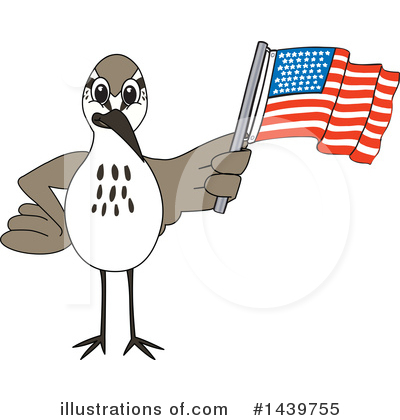 Royalty-Free (RF) Sandpiper Mascot Clipart Illustration by Mascot Junction - Stock Sample #1439755