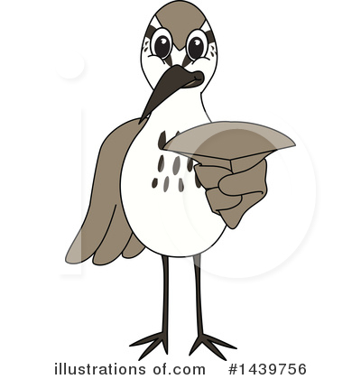 Sandpiper Mascot Clipart #1439756 by Toons4Biz