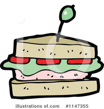 Sandwich Clipart #1147355 by lineartestpilot