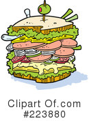 Sandwich Clipart #223880 by Johnny Sajem