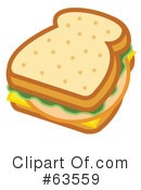 Sandwich Clipart #63559 by Andy Nortnik