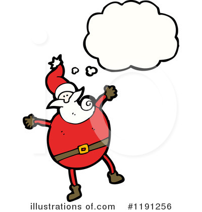 Royalty-Free (RF) Santa Claus Clipart Illustration by lineartestpilot - Stock Sample #1191256