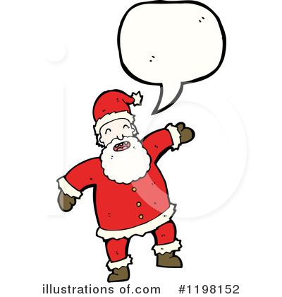 Royalty-Free (RF) Santa Claus Clipart Illustration by lineartestpilot - Stock Sample #1198152