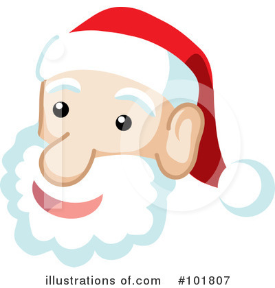 Royalty-Free (RF) Santa Clipart Illustration by Rosie Piter - Stock Sample #101807
