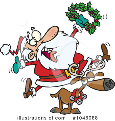 Reindeer Clipart #1046088 by toonaday