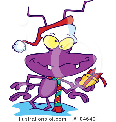 Royalty-Free (RF) Santa Clipart Illustration by toonaday - Stock Sample #1046401