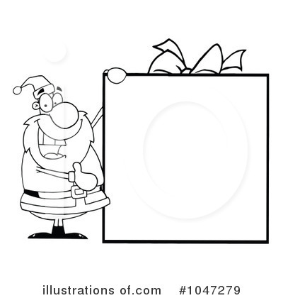 Royalty-Free (RF) Santa Clipart Illustration by Hit Toon - Stock Sample #1047279
