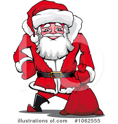 Royalty-Free (RF) Santa Clipart Illustration by Vector Tradition SM - Stock Sample #1062555
