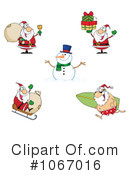 Santa Clipart #1067016 by Hit Toon