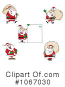 Santa Clipart #1067030 by Hit Toon