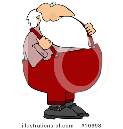 Royalty-Free (RF) Santa Clipart Illustration by djart - Stock Sample #10693