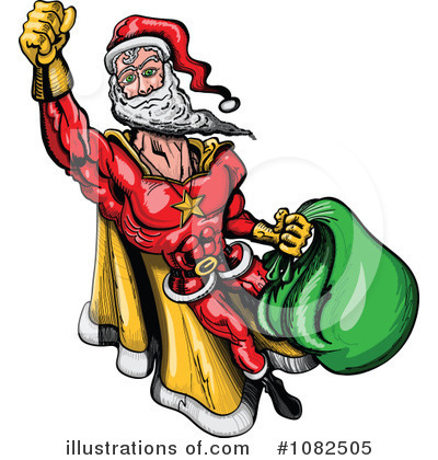 Royalty-Free (RF) Santa Clipart Illustration by Zooco - Stock Sample #1082505
