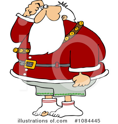 Royalty-Free (RF) Santa Clipart Illustration by djart - Stock Sample #1084445