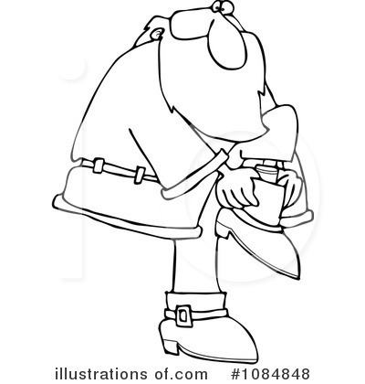 Royalty-Free (RF) Santa Clipart Illustration by djart - Stock Sample #1084848