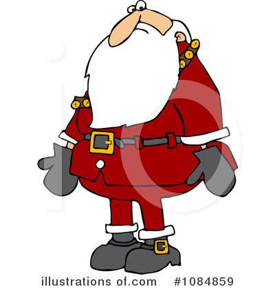 Royalty-Free (RF) Santa Clipart Illustration by djart - Stock Sample #1084859