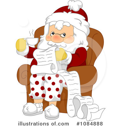 Royalty-Free (RF) Santa Clipart Illustration by BNP Design Studio - Stock Sample #1084888