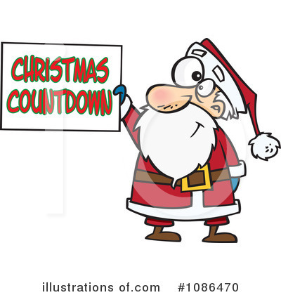 Royalty-Free (RF) Santa Clipart Illustration by toonaday - Stock Sample #1086470