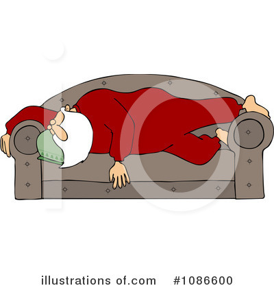 Royalty-Free (RF) Santa Clipart Illustration by djart - Stock Sample #1086600