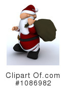 Santa Clipart #1086982 by KJ Pargeter