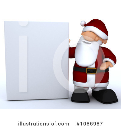Royalty-Free (RF) Santa Clipart Illustration by KJ Pargeter - Stock Sample #1086987