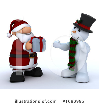 Royalty-Free (RF) Santa Clipart Illustration by KJ Pargeter - Stock Sample #1086995