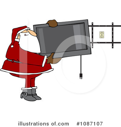 Royalty-Free (RF) Santa Clipart Illustration by djart - Stock Sample #1087107