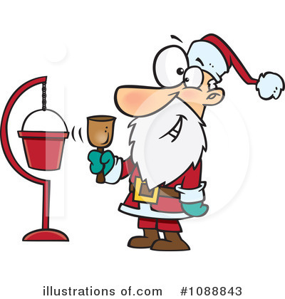 Royalty-Free (RF) Santa Clipart Illustration by toonaday - Stock Sample #1088843