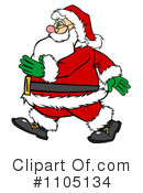 Santa Clipart #1105134 by Cartoon Solutions