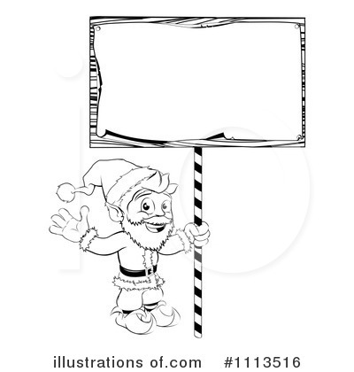 Royalty-Free (RF) Santa Clipart Illustration by AtStockIllustration - Stock Sample #1113516