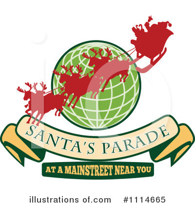 Royalty-Free (RF) Santa Clipart Illustration by patrimonio - Stock Sample #1114665