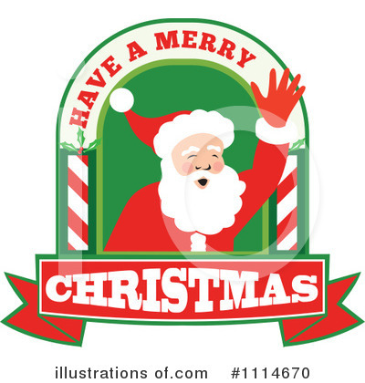 Royalty-Free (RF) Santa Clipart Illustration by patrimonio - Stock Sample #1114670