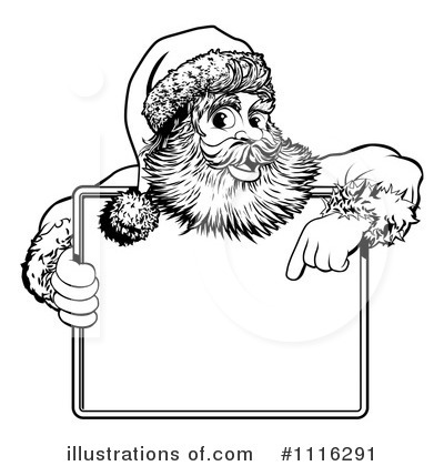 Royalty-Free (RF) Santa Clipart Illustration by AtStockIllustration - Stock Sample #1116291