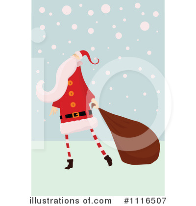 Royalty-Free (RF) Santa Clipart Illustration by lineartestpilot - Stock Sample #1116507