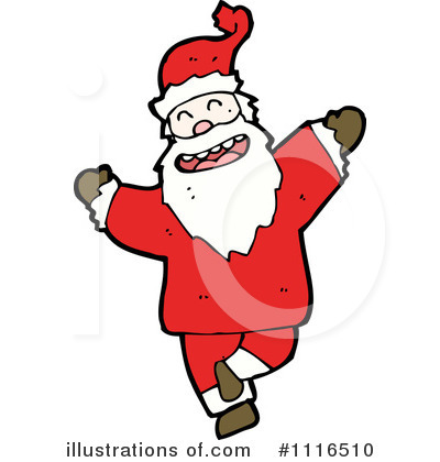 Royalty-Free (RF) Santa Clipart Illustration by lineartestpilot - Stock Sample #1116510