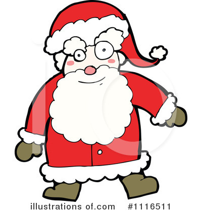 Santa Claus Clipart #1116511 by lineartestpilot