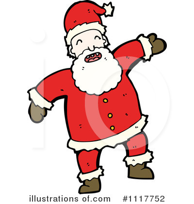 Royalty-Free (RF) Santa Clipart Illustration by lineartestpilot - Stock Sample #1117752