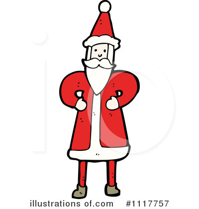 Royalty-Free (RF) Santa Clipart Illustration by lineartestpilot - Stock Sample #1117757
