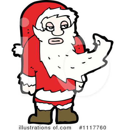 Royalty-Free (RF) Santa Clipart Illustration by lineartestpilot - Stock Sample #1117760