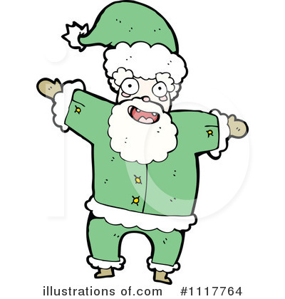 Santa Claus Clipart #1117764 by lineartestpilot